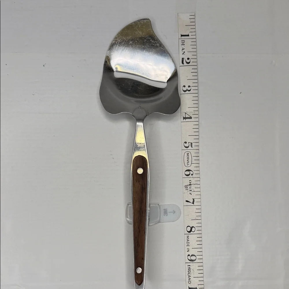 Vintage Wood Handle Stainless Steel Cheese Slicer